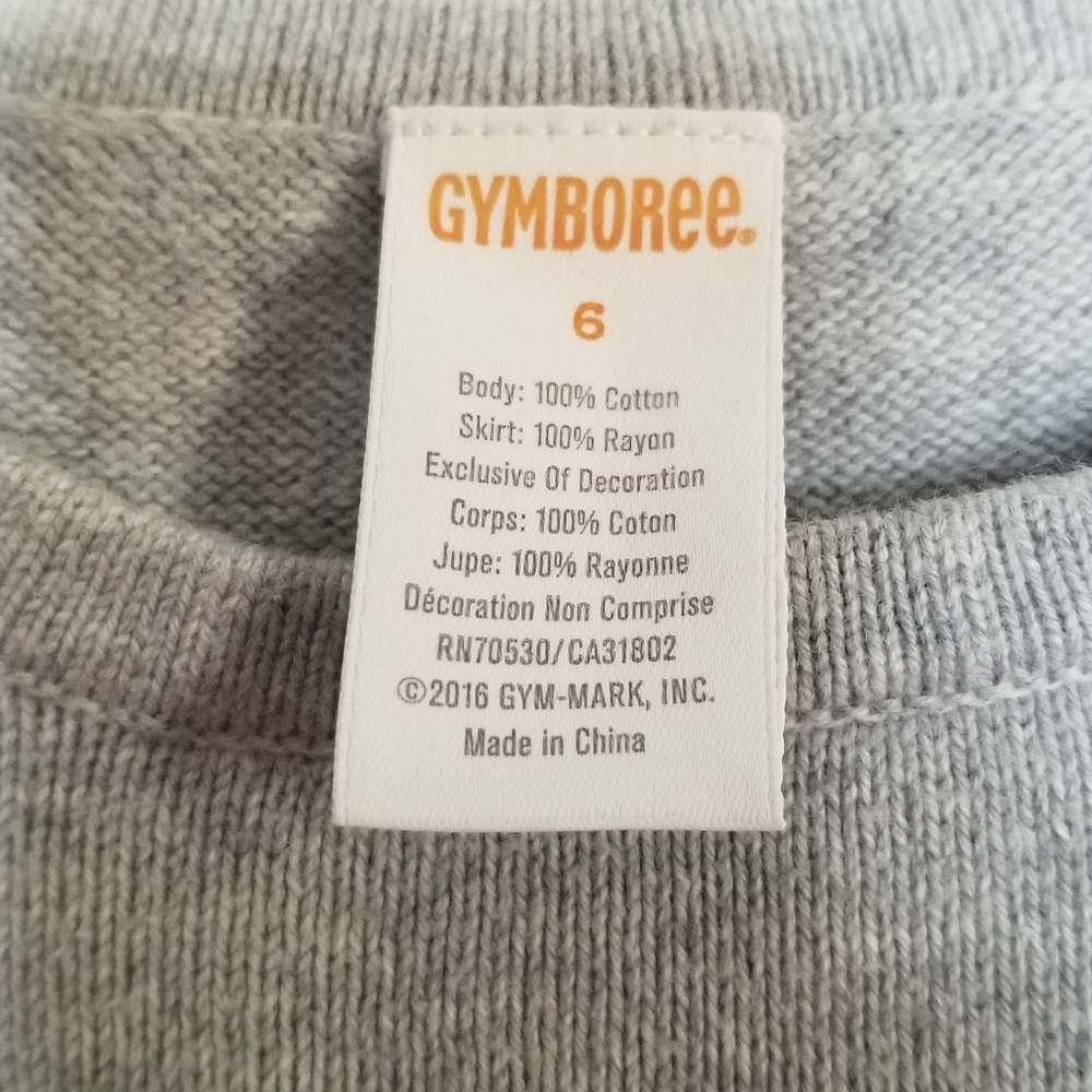 Gymboree Girl's Sweater Floral Dress 6 - Picture 5 of 6